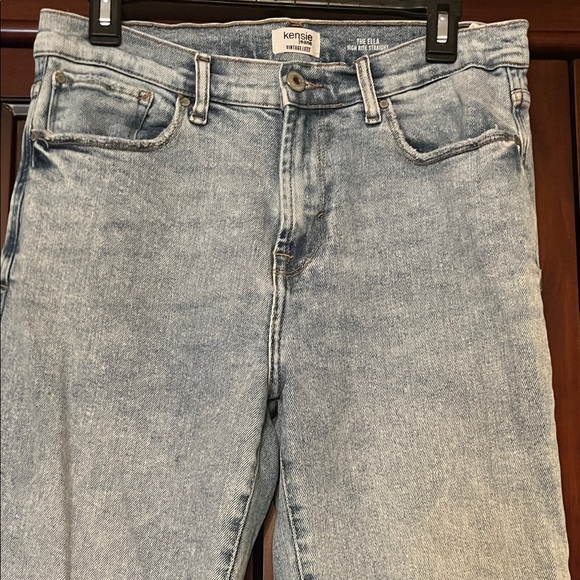 Kensie The Ella High Rise Straight Leg Jeans - Picture 2 of 6